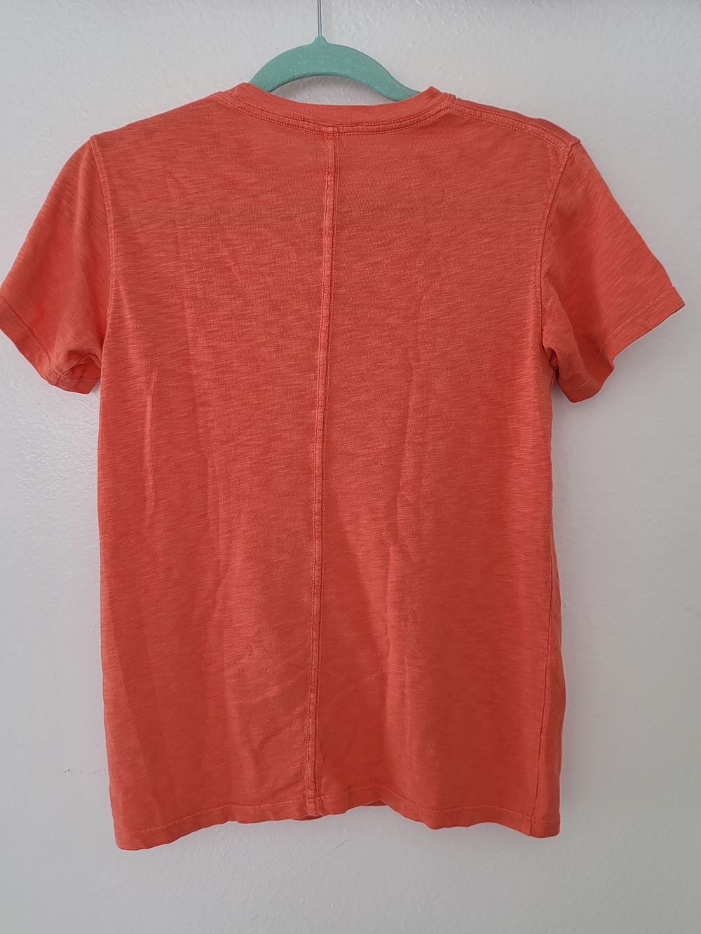 American Giant Coral Short Sleeve Tee Cotton %100 Size Small - Picture 5 of 9